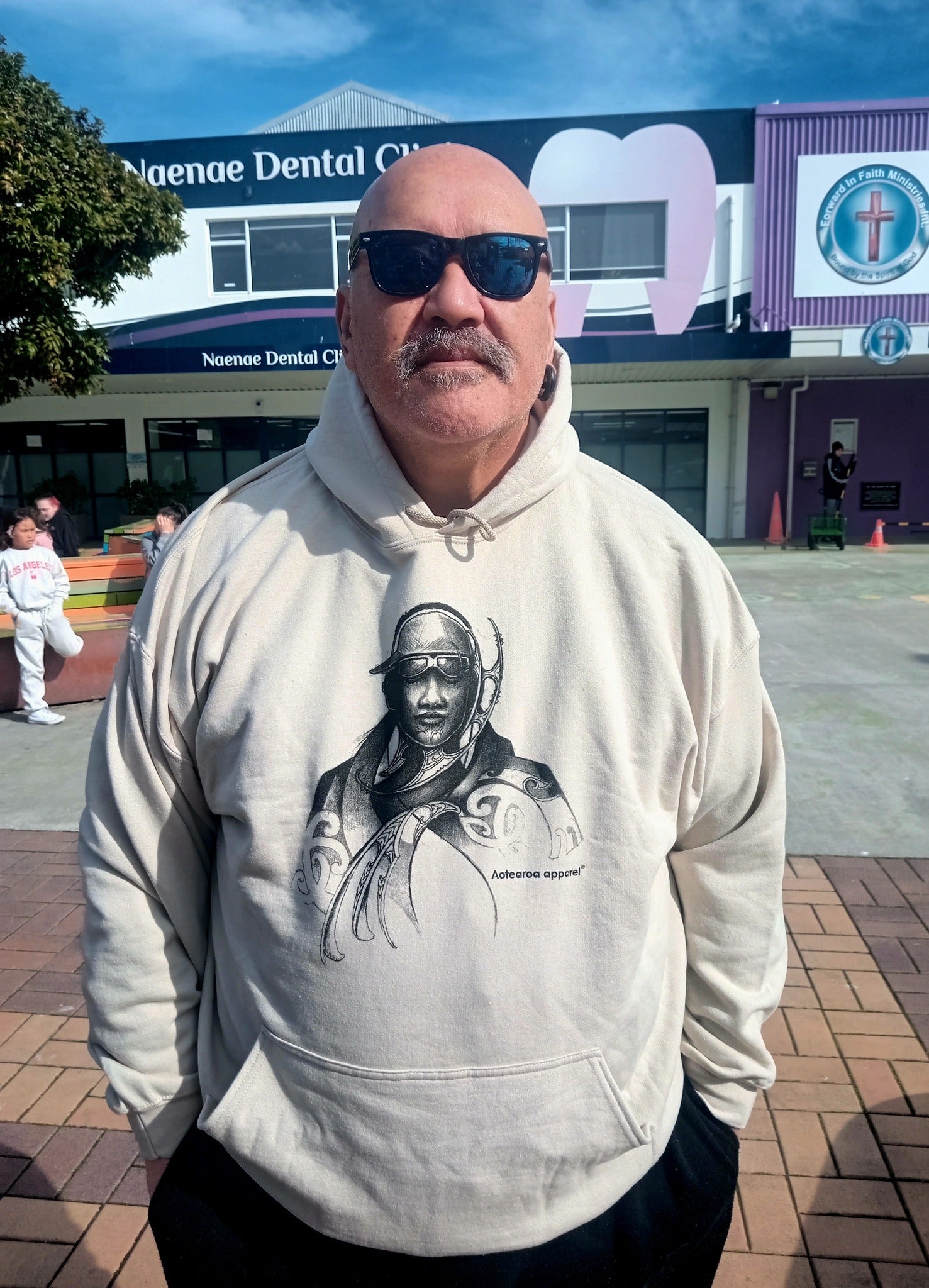 Mens wear 'Urban Māori Hoodie