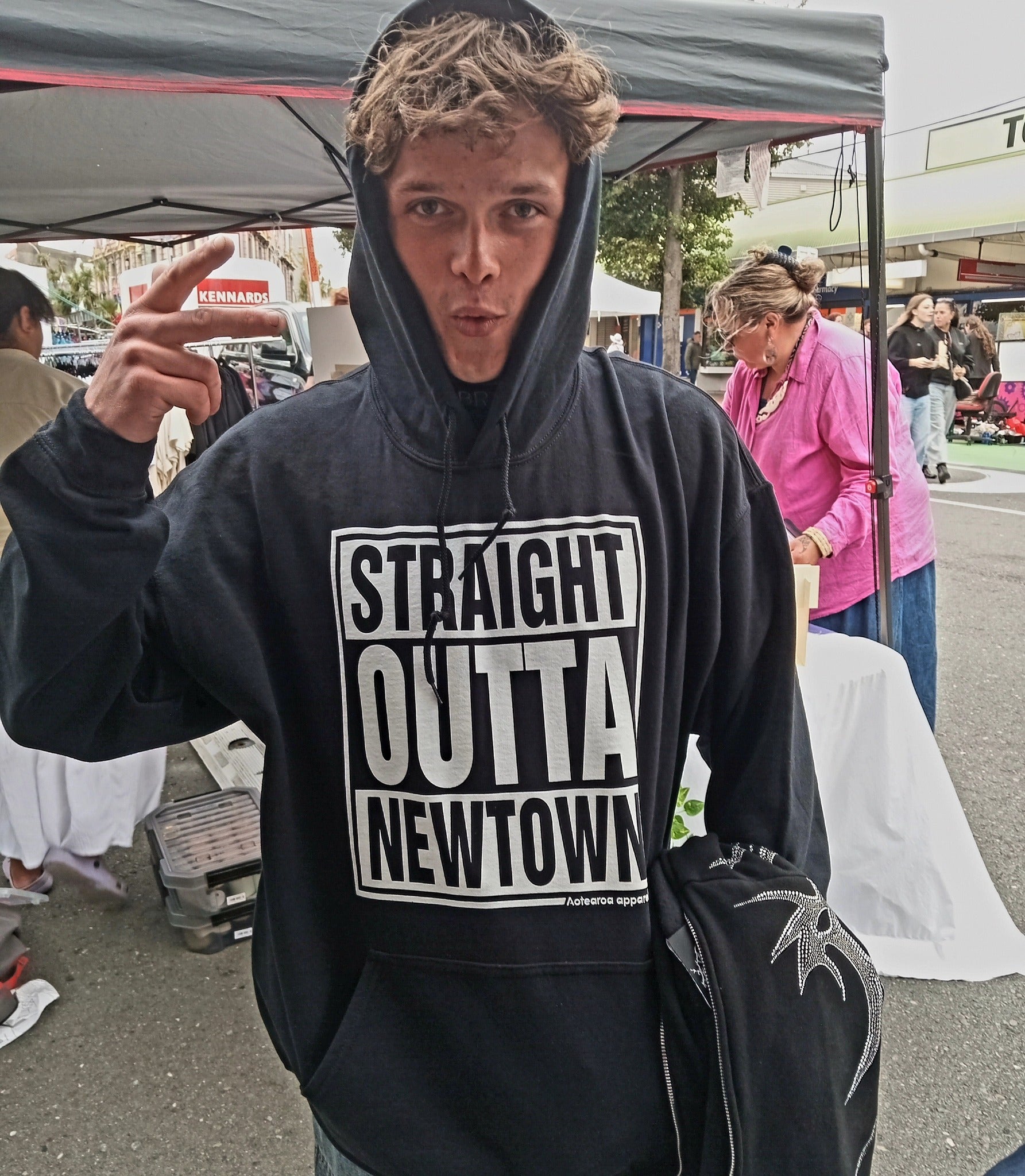 Mens STRAIGHT OUTTA NEWTOWN Hoodie